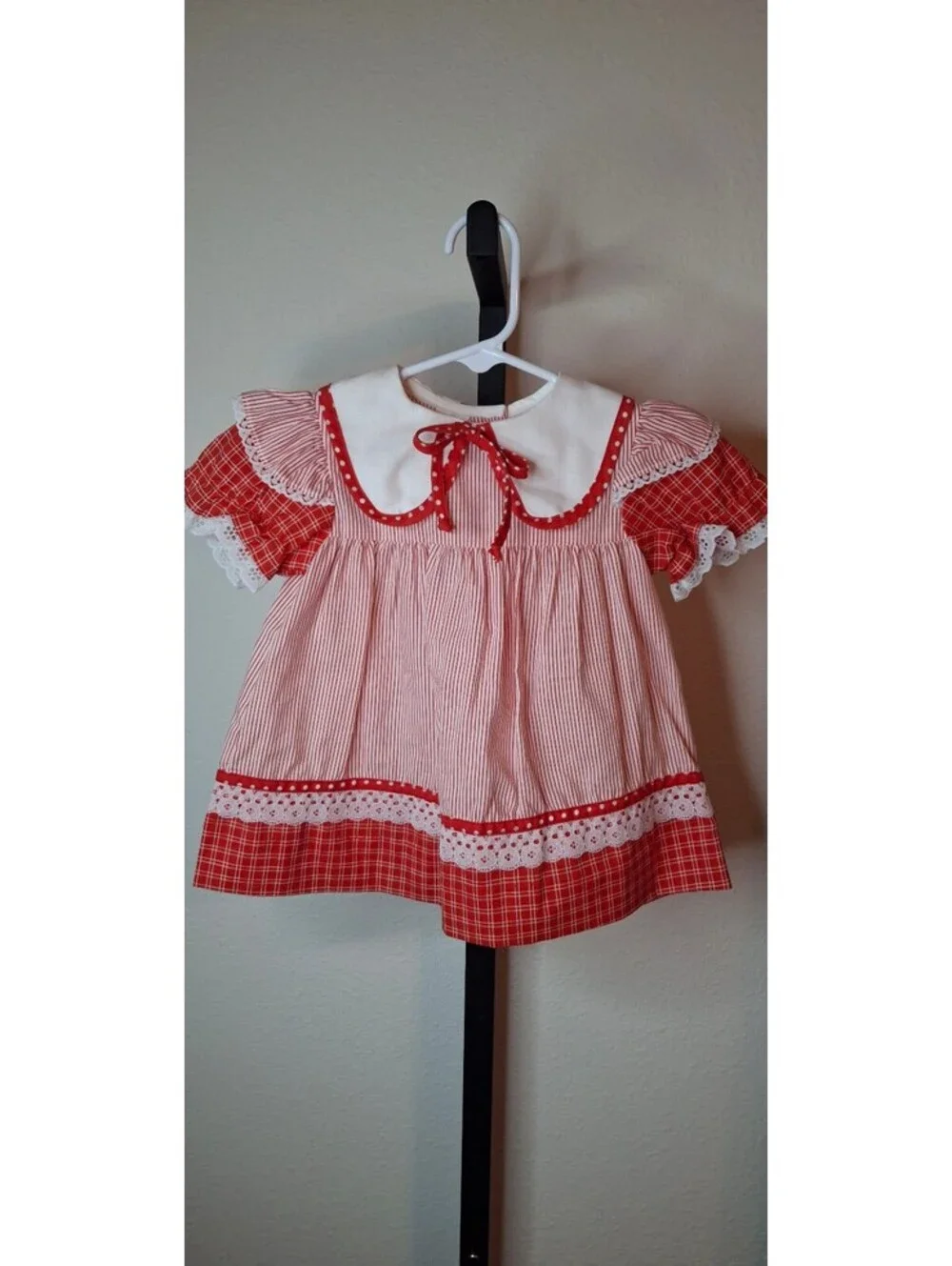 Vintage Sears Girls Frilly Dress 20-25 lbs